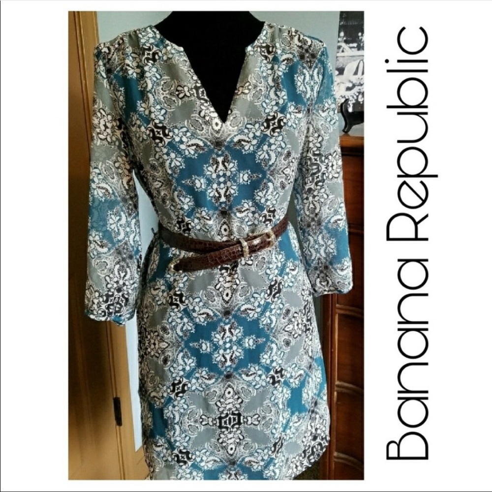 Banana Republic Blue Dress size 4